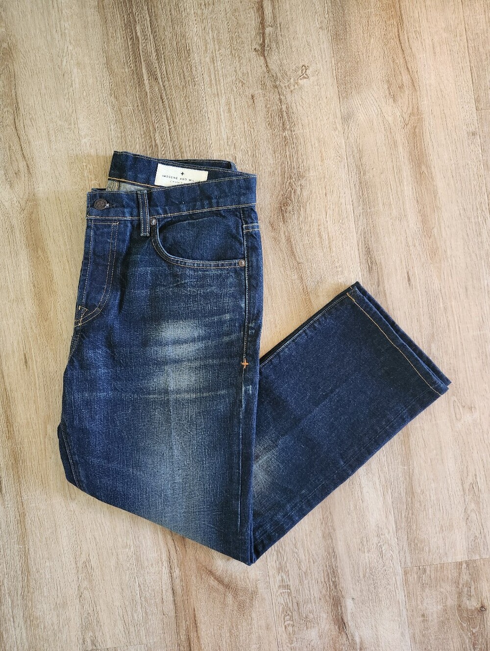 Imogene and Willie Dark Indigo Blue Corin Relaxed Lottie Jeans Size 27